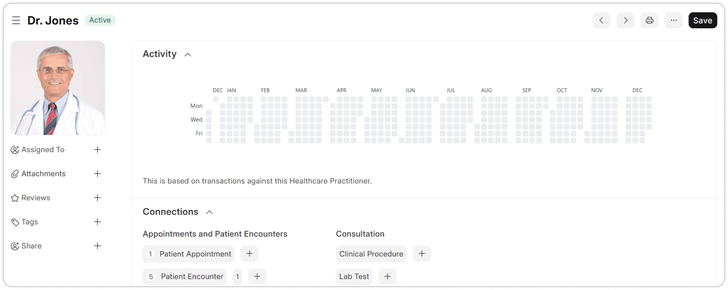 Screenshot project healthcare - doctor-detail