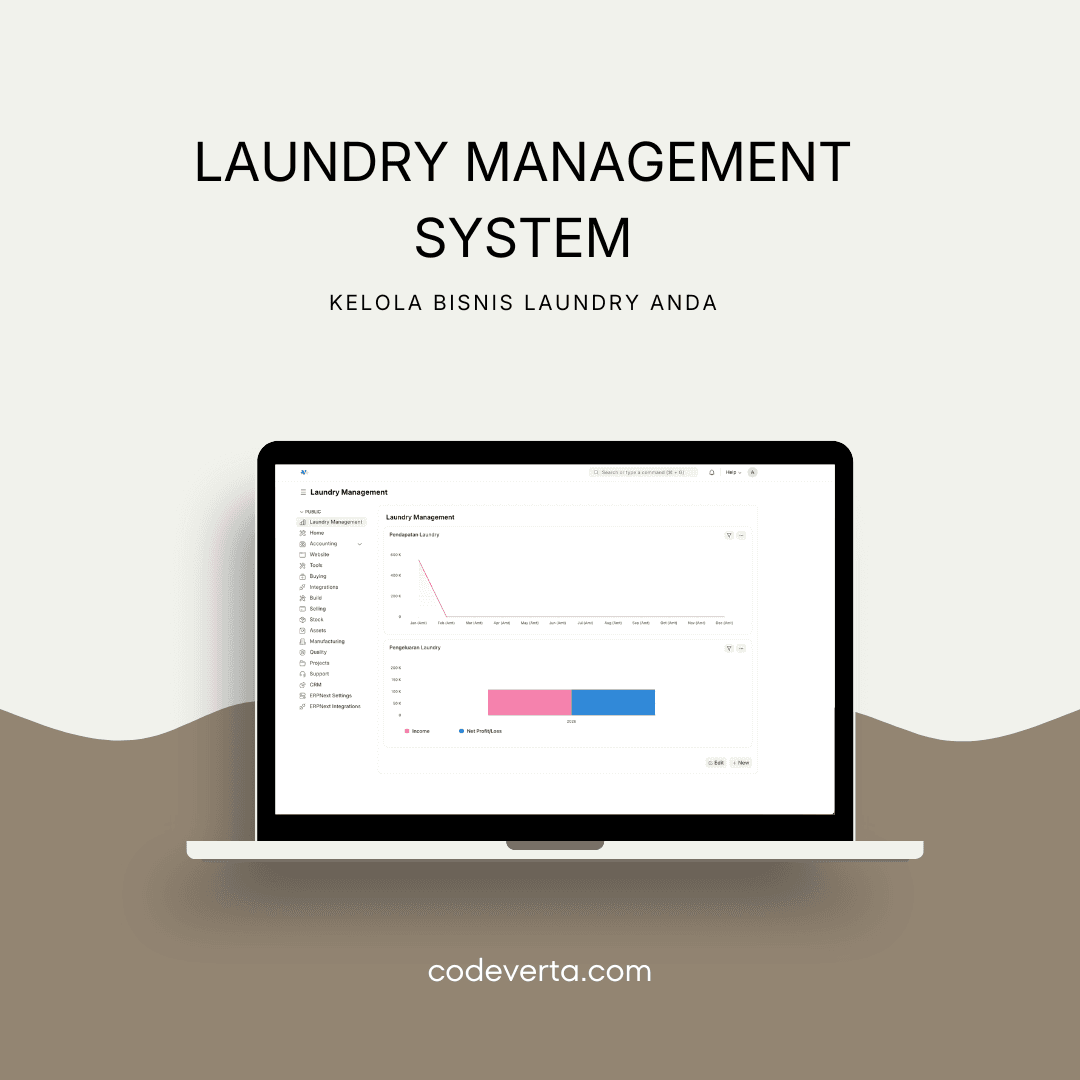 Laundry Management System by Codeverta