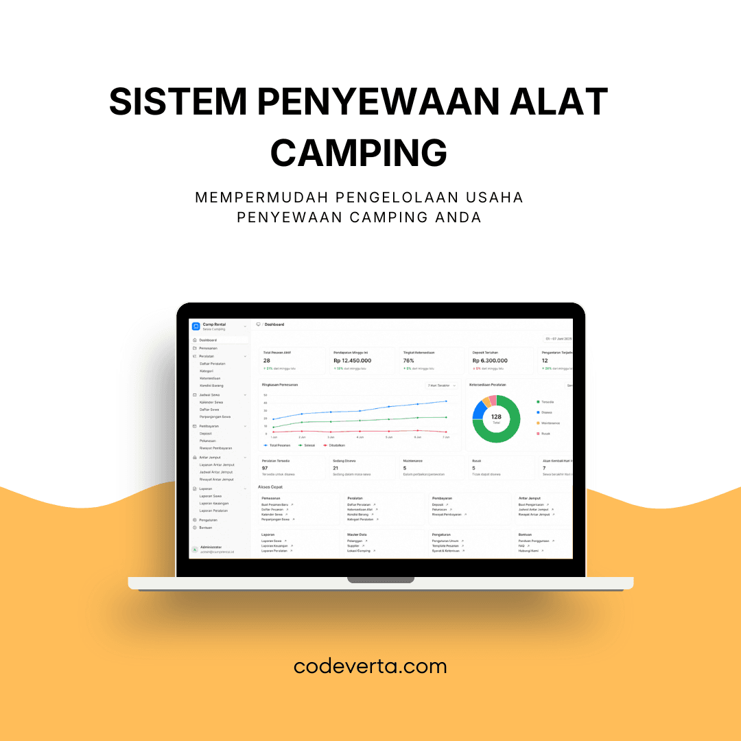 Sistem Manajemen Penyewaan Alat Camping & Trail Running
